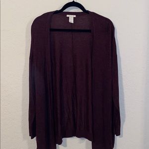 Purple Cardigan